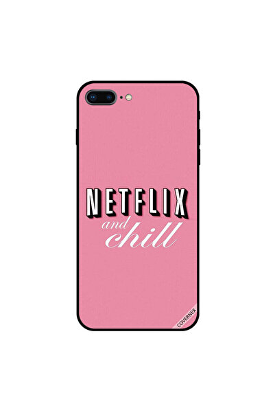 Covernex غطاء حماية لهاتف iPhone 7 Plus باللون الوردي الهادئ من Netflix