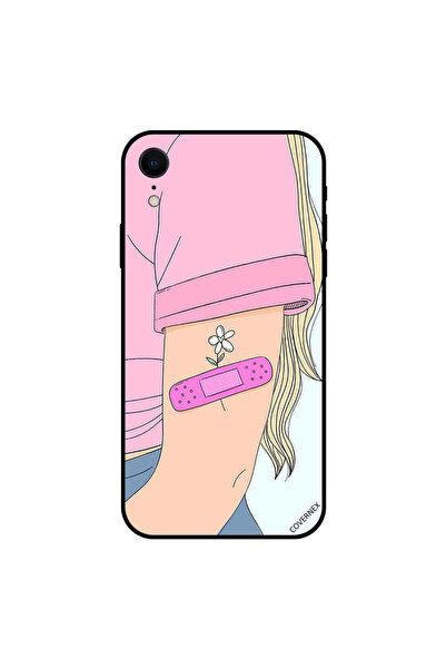 Covernex غطاء حماية iPhone XR مزين بزهرة على شكل إصابة آرام