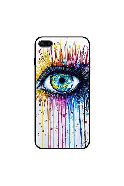 Covernex غطاء حماية لجهاز iPhone 7 Plus بنقشة عيون وألوان