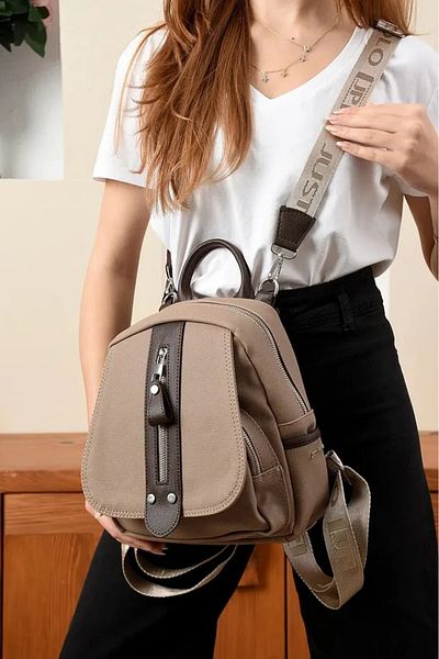Just Polo Women's Handbag and Backpack with Long Strap Compartment