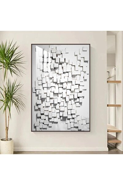 SND لوحة جدارية خشبية مطبوعة بتصميم جبسية مع برواز شامبين و طبقة من الاكرليك ...