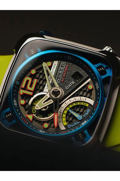 Nubeo Mens Watch Nubeo NB-6096-01, Quartz, 45mm, 5ATM