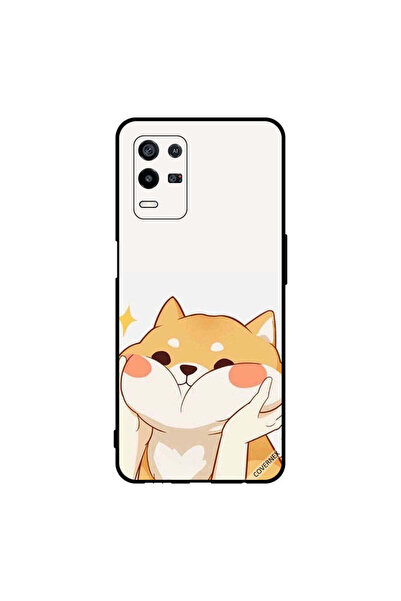 Covernex غطاء حماية لهاتف Oppo K9x مع صورة قطة محبة أثناء حملها من الشيكات