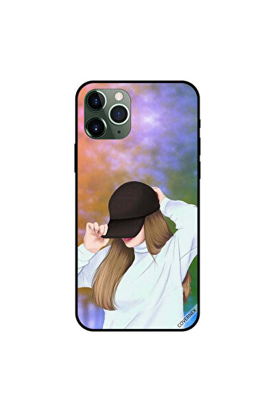 Covernex غطاء حماية لهاتف iPhone 11 Pro Max بتصميم "ترتدي قبعة سوداء"