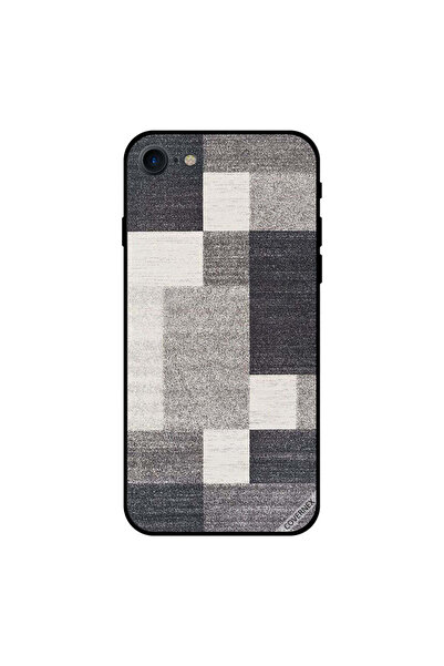 Covernex iPhone 7 Case Cover Grey Carpet Pattern
