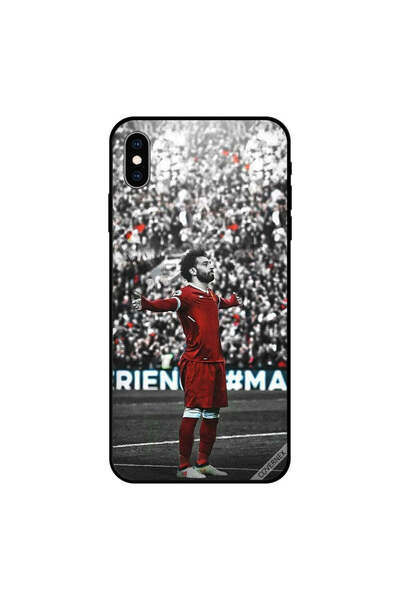 Covernex غطاء حماية لجهاز iPhone XS MAX يحمل صورة نجم كرة القدم المصرية المحتفل