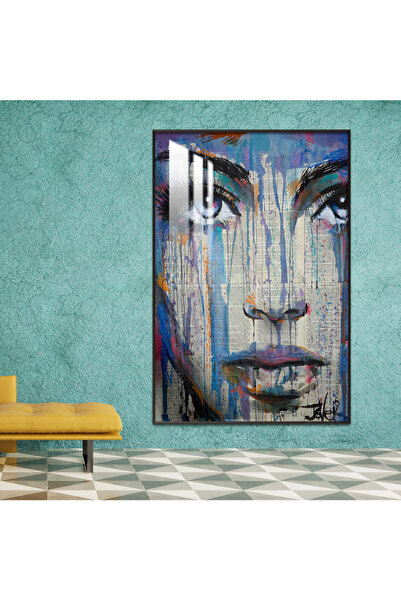 SND لوحة جدارية خشبية فاخرة مع برواز بني و طبقة من الاكرليك الشفاف