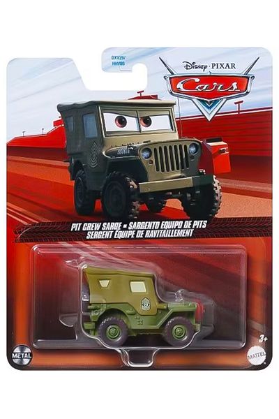 Disney Pixar Cars Cars Single Character Vehicles Sargento Jdl75
