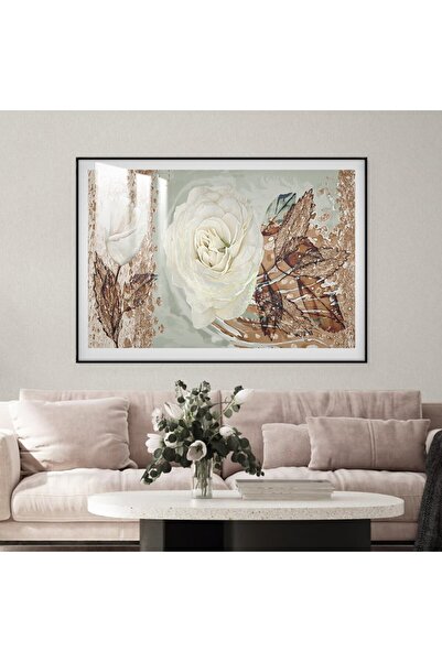 SND لوحة جدارية خشبية فاخرة مع برواز اسود و طبقة من الاكرليك الشفاف