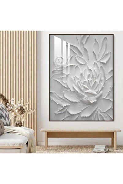 4gdran لوحة جدارية خشبية مطبوعة بتصميم جبسية مع برواز شامبين و طبقة من الاكرل...