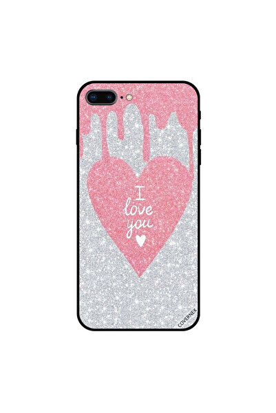 Covernex غطاء حماية لجهاز iPhone 7 Plus مكتوب عليه "أحبك في القلب"