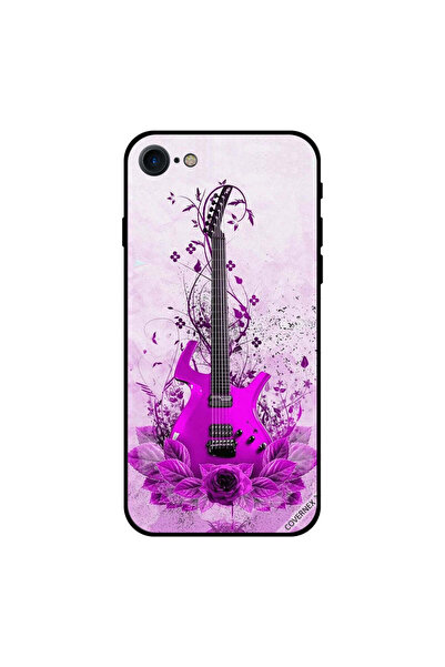 Covernex غطاء حماية لجهاز iPhone 8 باللون الوردي بتصميم جيتار جميل