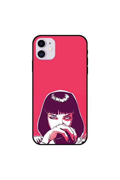 Covernex غطاء حماية لهاتف iPhone 11 بطبعة فتاة ذات شعر قصير غاضبة