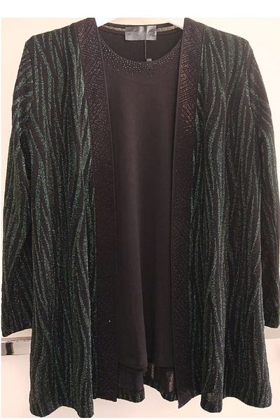 N.Y.YILDIZ STAR PLUS SIZE SILVERY STONE ΔΙΠΛΗ ΜΠΛΟΥΖΑ ΜΠΟΥΜΕΛΟ ΕΜΠΡΙΜΕΝΟ 1, ΚΑΤΑΣΤΗΜΑ ΣΑΝΤΙ ΜΗΘΥ ΕΙΔΙΚΟ ΣΕΤ ΣΑΛΙΟΥ ΚΟΛΑΡΙΟΥ