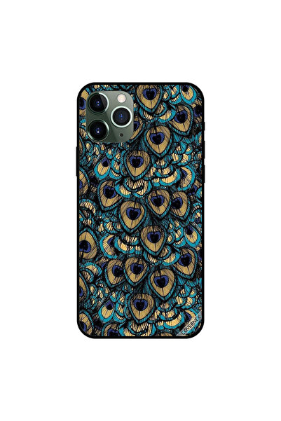 Covernex غطاء حماية لجهاز iPhone 11 Pro Max بنقشة ريش الطاووس