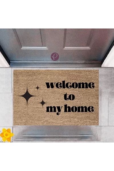 Home Door Mat Decorative Digital Printing Welcome to My P-2425