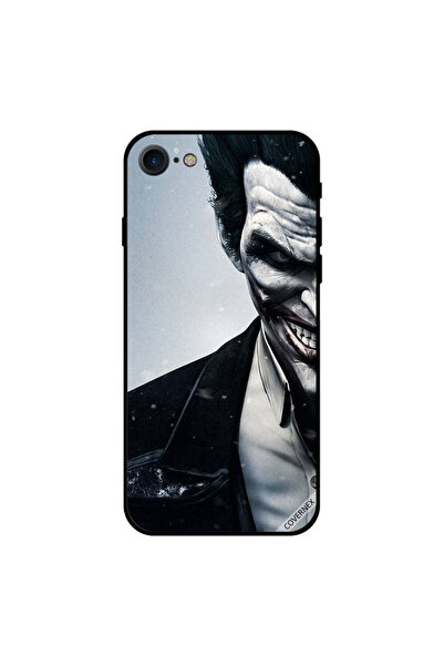 Covernex غطاء حماية لجهاز iPhone 7 أسود وأبيض نصف وجه