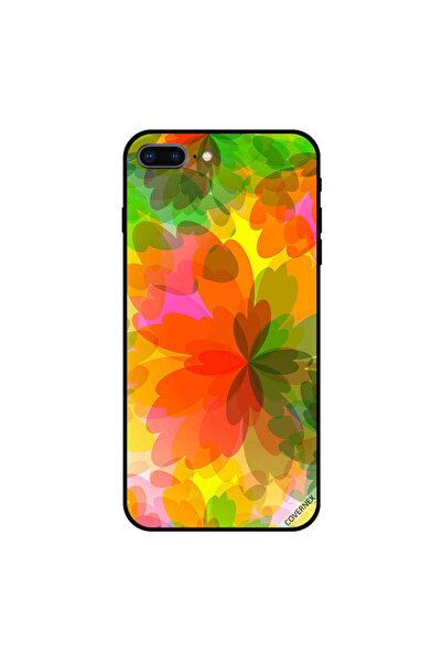 Covernex غطاء حماية لهاتف iPhone 7 Plus بنقشة زهور وعلامة مائية