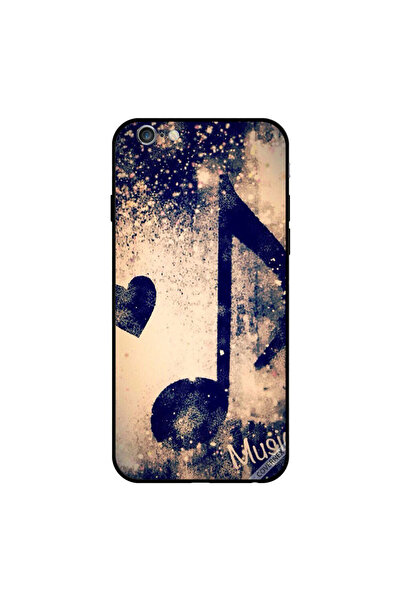 Covernex غطاء حماية لجهاز iPhone 6s Plus بطبعة موسيقى وقلب عتيقة