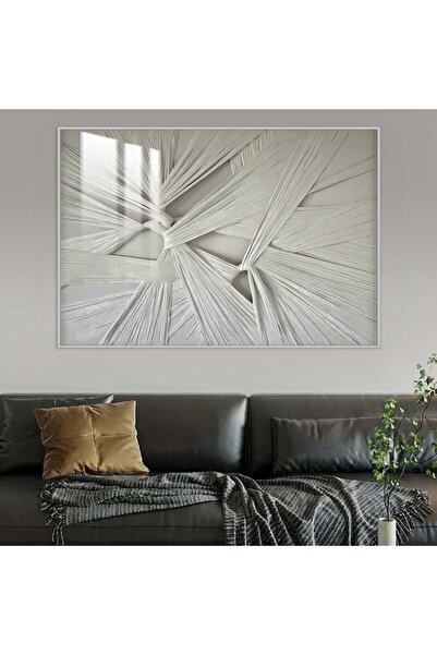 SND Wooden wall plaque printed with gypsum board design with silver frame and clear acrylic layer