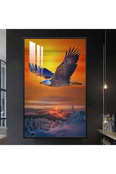 4gdran Luxury wooden wall panel with a golden frame and a clear acrylic layer