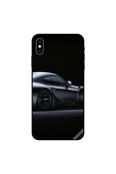 Covernex غطاء حماية لهاتف iPhone XS MAX أسود ورمادي وسيارة