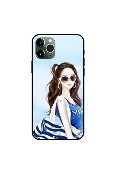 Covernex غطاء حماية لجهاز iPhone 11 Pro Max بتصميم قميص أزرق