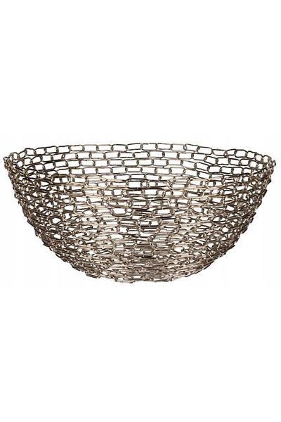 Koopman Metallic Decorative Bowl Koopman 7x30cm Glossy Gold