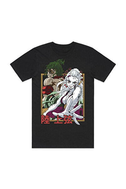 Flood Of Style Μπλουζάκι Unisex με σχέδια Anime Ιαπωνικό Daki Gyutaro δολοφόνος δαίμονων