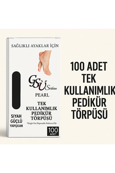 mirenza cosmetic 100 Disposable Pedicure Files |   Black Strong Adhesive Tip |   Metal and Wood Handle Compatible