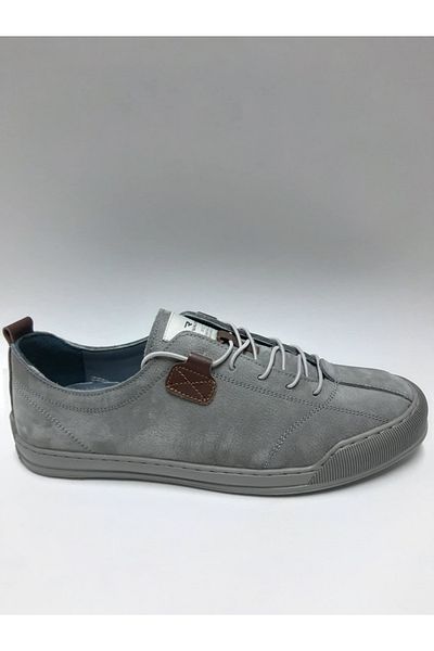 Red Walker Genuine Leather Lace up Flexible Gray Nubuck Summer Men's Shoes