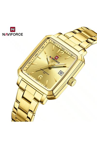 Naviforce Couple Bold Watches – Matching Stainless Steel Analog Watches for Him & Her
