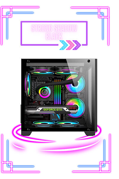 Vural Elektronik RYZEN 5 7600-A620M ANAKART-16 GB RAM-RTX 5060 EKRAN KARTI-COMPACK AKVARYUM KASA-OYUNCU BİLGİSAYARI