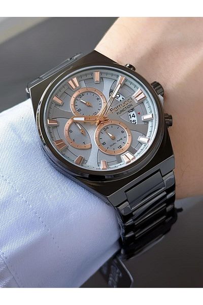 Ferrucci Men's Functions Active Metal Cord Wrist Watch