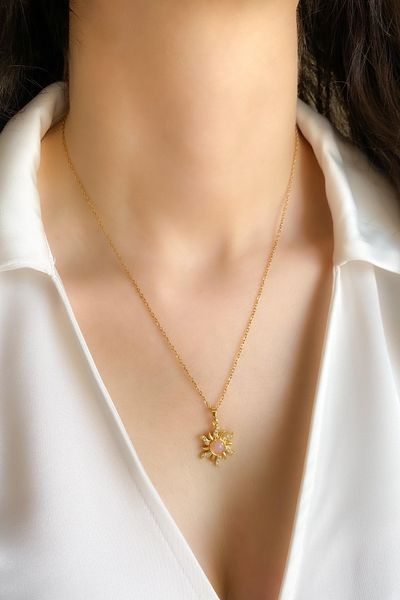 DEMOKAN Women's Steel Necklace Tangled Model Necklace