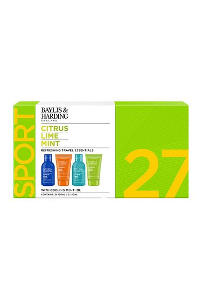 Baylis & Harding Set cadou pentru barbati cu Lime & Mint Baylis & Harding, 100/100/50/50 ml