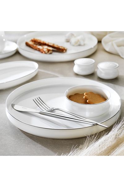 Schafer Superfine Bone Lumiere Breakfast Set 32 Pieces-Platinum