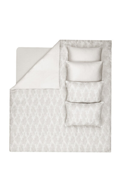 Yataş Summer Charme Shiva Double Satin Duvet Cover Set - Mink