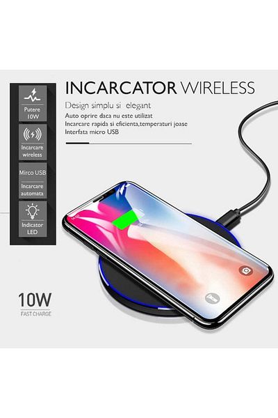 Loowoko X9 Round Wireless Desktop Charger - New Product