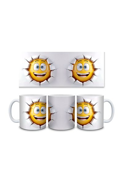 IŞILAY PROMOSYON 3D Emoji Printed Mug