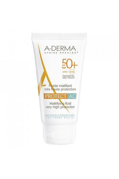 A-DERMA Fluid matifiant SPF 50+ Protect AC Laboratoires A- Derma, Fluid normalizant, 40 ml