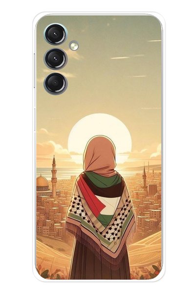 TechTree حافظة سيليكون شفافة متوافقة مع هاتف Samsung Galaxy A24 Filistine Fre...