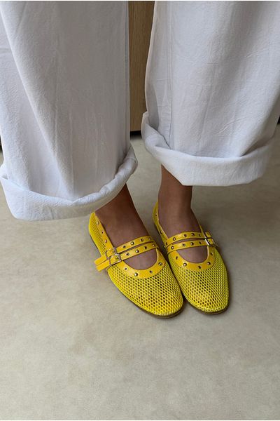 Mupa Shoes Women's Ballerina Yellow