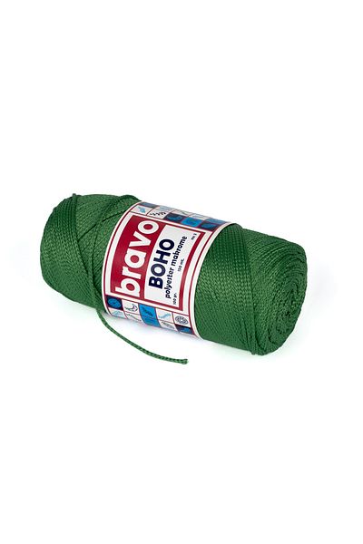 Bravo Boho Polyester Macrame Yarn 100 Gr 3 mm 172 Green