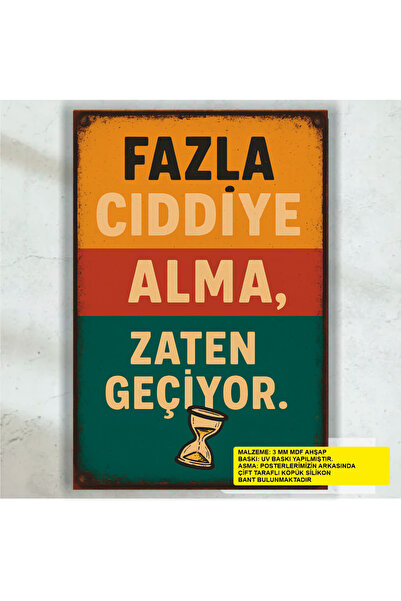 Hayat Poster Ne shvataj to ozbiljno, već prolazi, smešne izreke, zidni grafit...