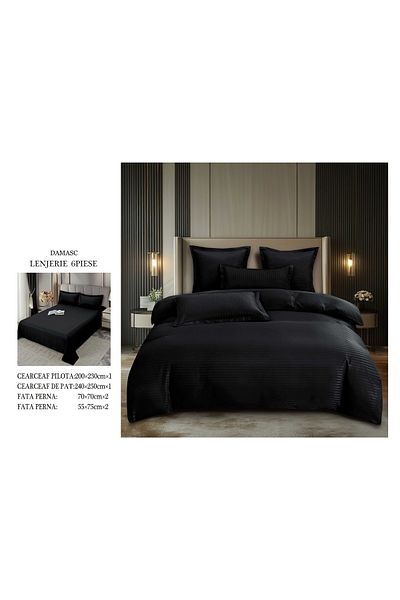 CHIRASO CHIRASO bedding set, DAMASK, Classic sheet 240x250cm, Duvet sheet 200x230cm and 4 pillowcases
