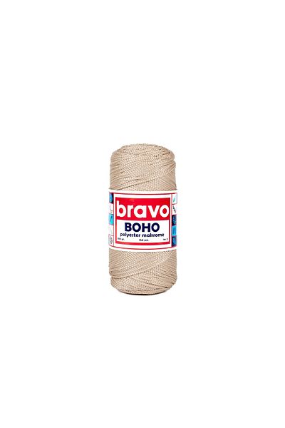 Bravo خيط بوهو مكرامية 100 جرام رقم : 3_30 بيج