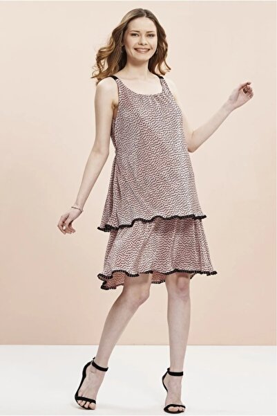 Genel Markalar Emzirme Özellikli Kısa Hamile Elbise