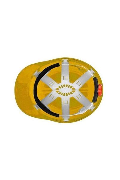 fiba teknik Yellow Helmet Adjustable Back with Air Holes