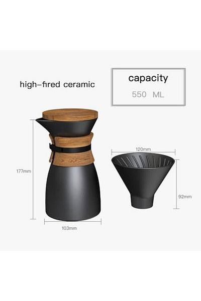 DHPO Ceramic Pour Over Coffee Maker